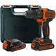 Дриль-шуруповерт акумуляторний BLACK+DECKER BDCDD186KB