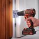 Дриль-шуруповерт акумуляторний безщітковий BLACK+DECKER BL186KB