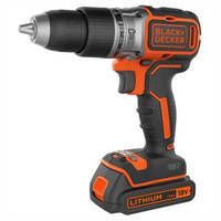Дриль-шуруповерт акумуляторний безщітковий ударний BLACK+DECKER BL188KB