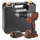Дриль-шуруповерт акумуляторний безщітковий ударний BLACK+DECKER BL188KB