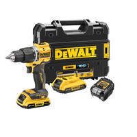 Дриль-шуруповерт акумуляторний безщітковий ударний 100 YEARS DeWALT DCD100YD2T