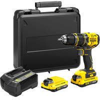 Дриль-шуруповерт акумуляторний безщітковий ударний STANLEY FATMAX SFMCD721D2K