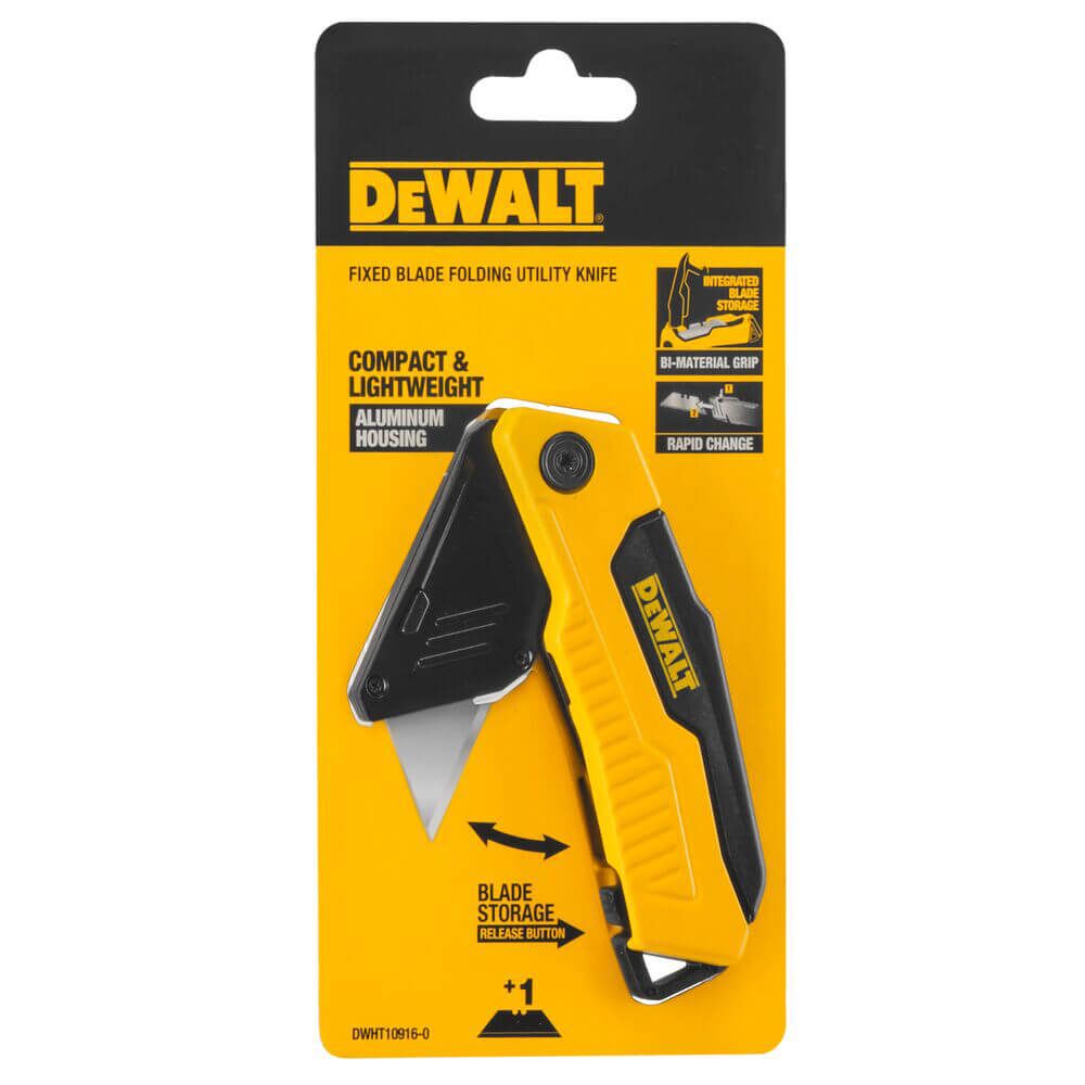 Ніж складаний з фіксованим лезом для оздоблювальних робіт DeWALT DWHT10916-0