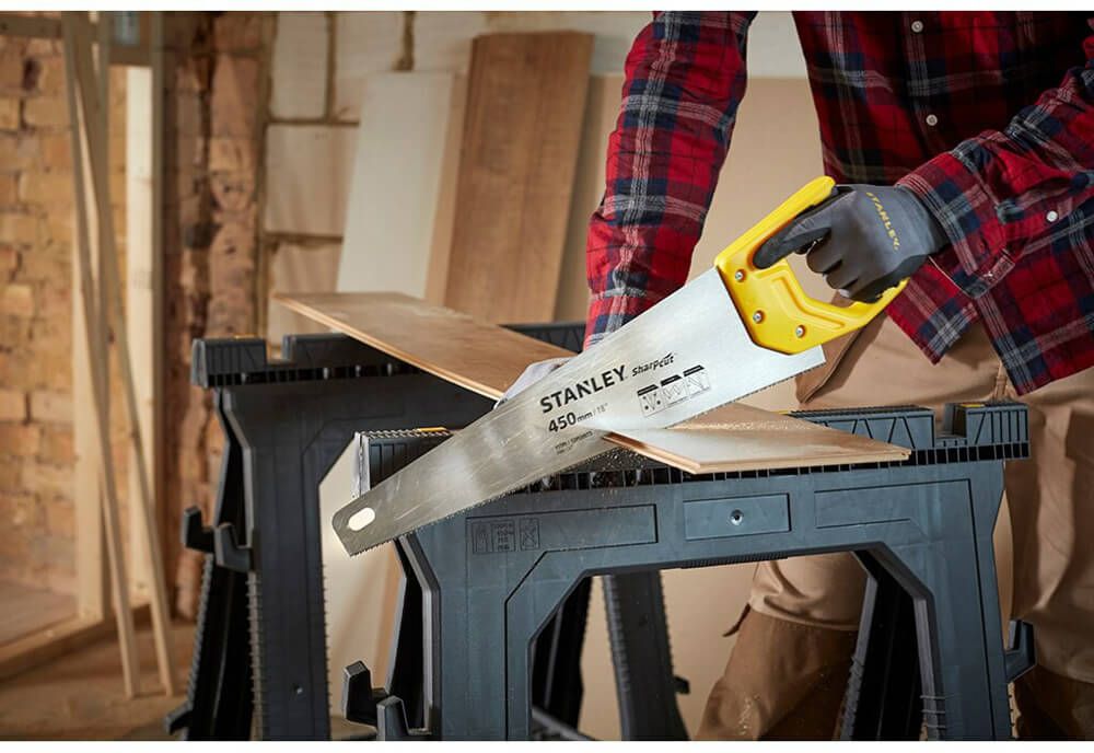 Ножівка SHARPCUT ™ довжиною 450 мм для поперечного та поздовжнього різу STANLEY STHT20370-1