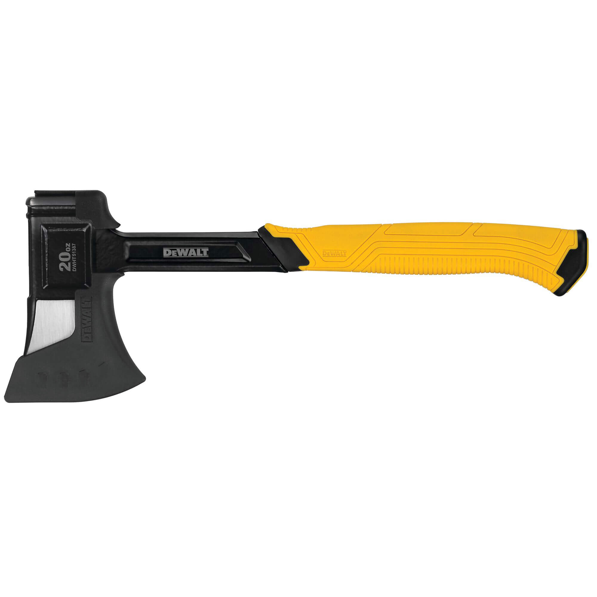 Сокира туристична суцільнометалева 990 грам з чохлом DeWALT DWHT51387-0