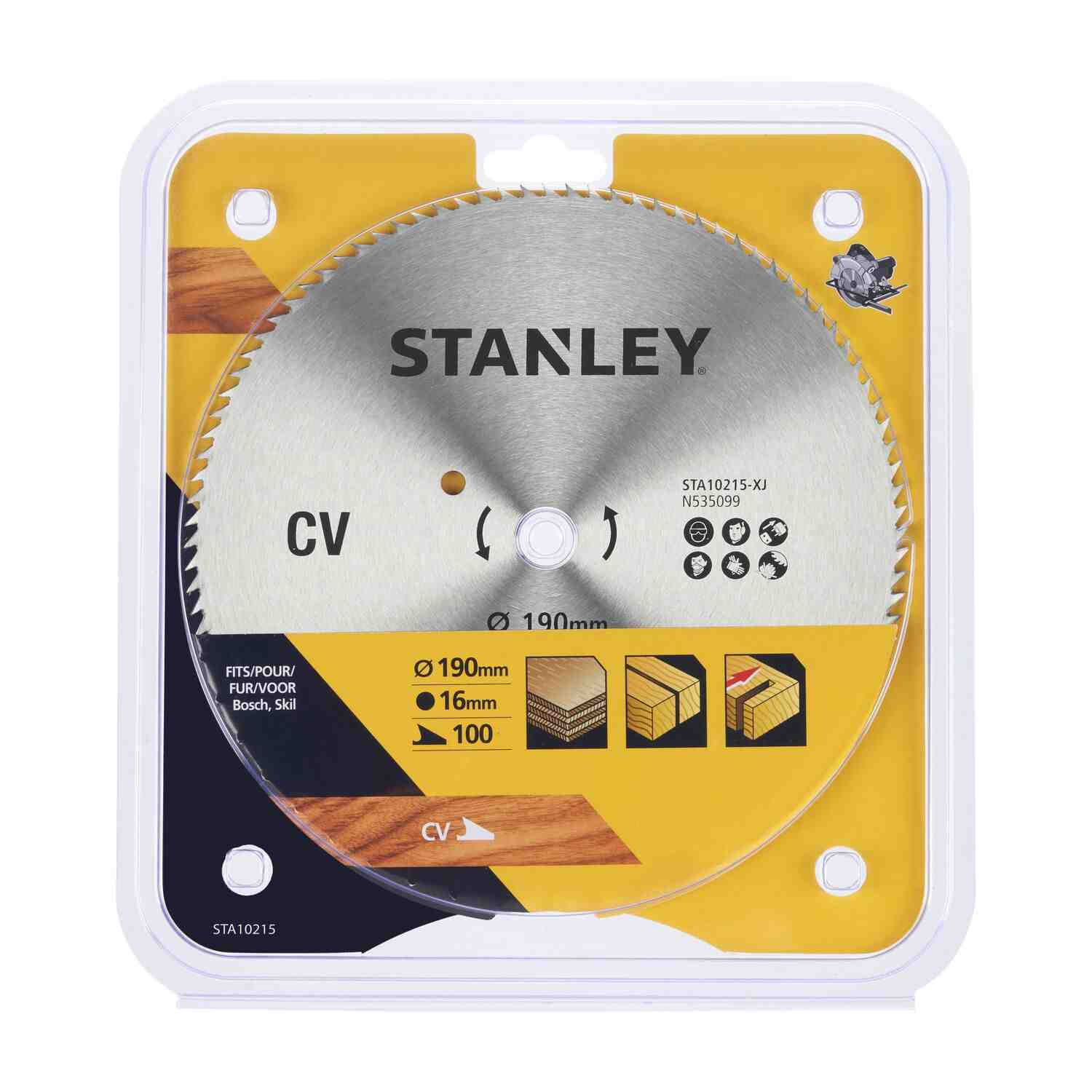 Диск пиляльний CV STANLEY STA10215