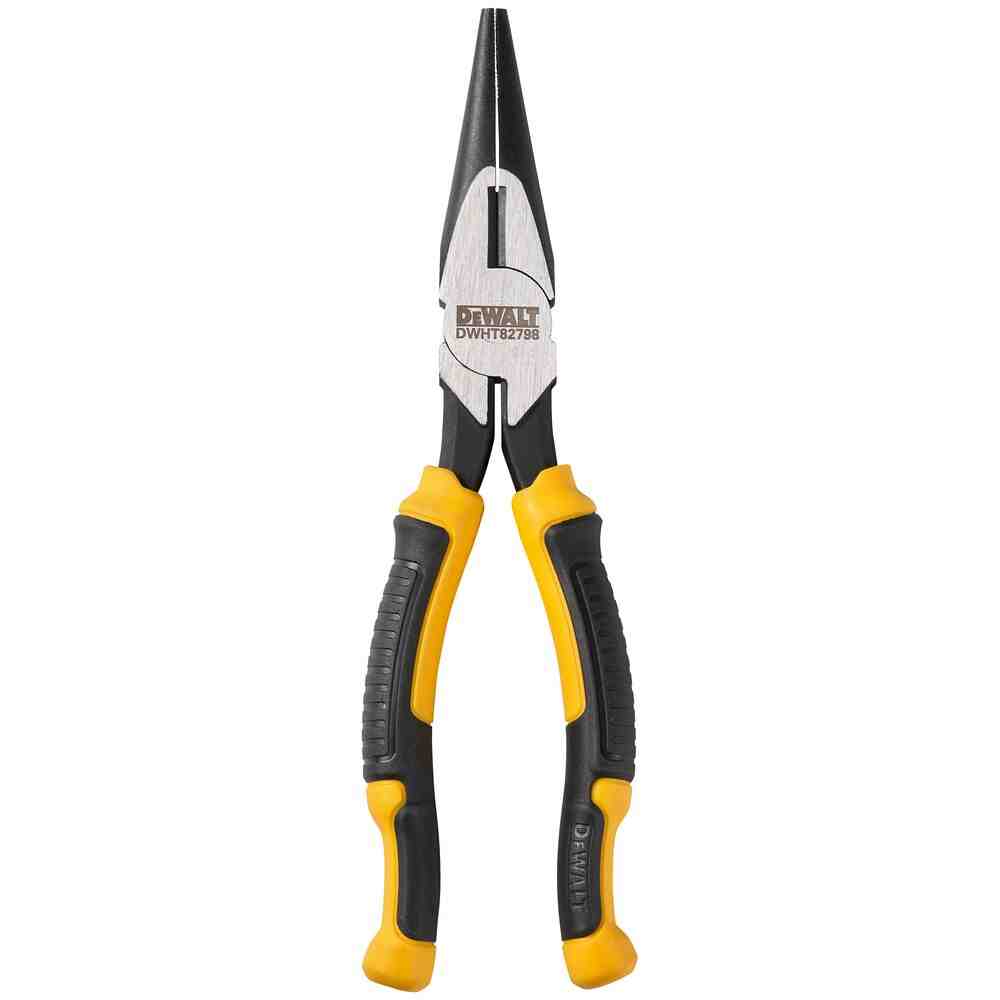 Плоскогубці LASER HARDENED довжиною 200 мм з подовженими губками DeWALT DWHT82798-0