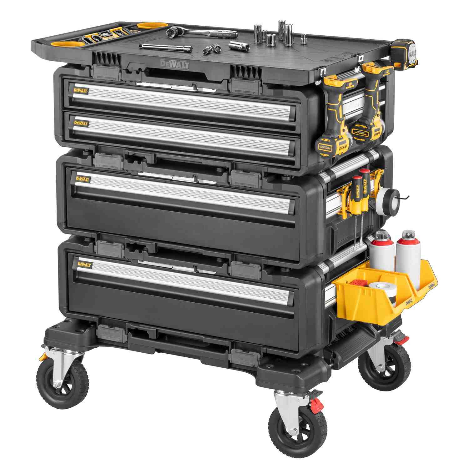 Робоча станція 5 в 1 (комплект ящиків на візку) TOUGHSYSTEM 2.0 DXL DeWALT DWST60510-1