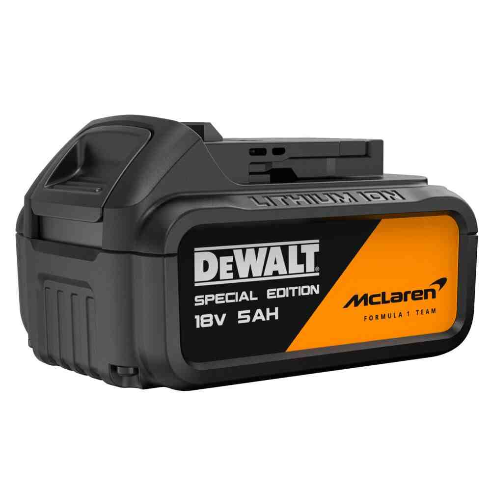 Набір з п’яти інструментів акумуляторних безщіткових McLaren F1 TEAM SPECIAL EDITION DeWALT DCK5222MP3T