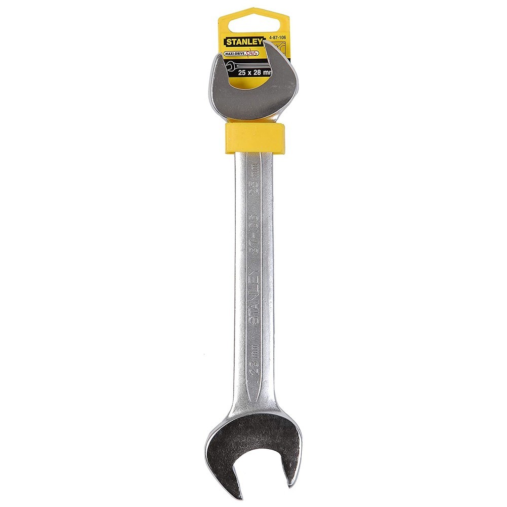 Ключ гайковий ріжковий, метричний розмір 25 x 28 мм STANLEY 4-87-106
