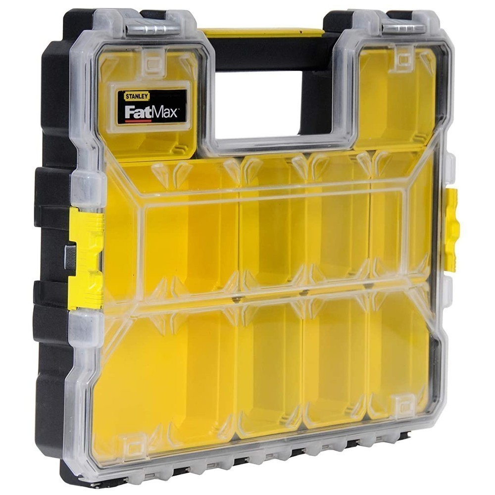 Органайзер професійний FATMAX SHALLOW PRO METAL LATCH, вологозахисний, розмірами 446x74x357 мм STANLEY 1-97-517