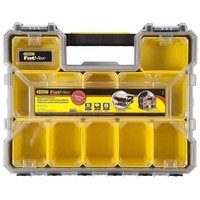 Органайзер професійний FATMAX SHALLOW PRO METAL LATCH, вологозахисний, розмірами 446x116x357 мм STANLEY 1-97-518