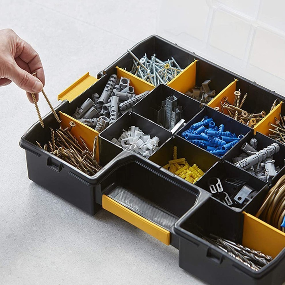 Органайзер профессіональній Sort Master, з переставними перегородками, розміри 430x90x330 мм STANLEY 1-94-745