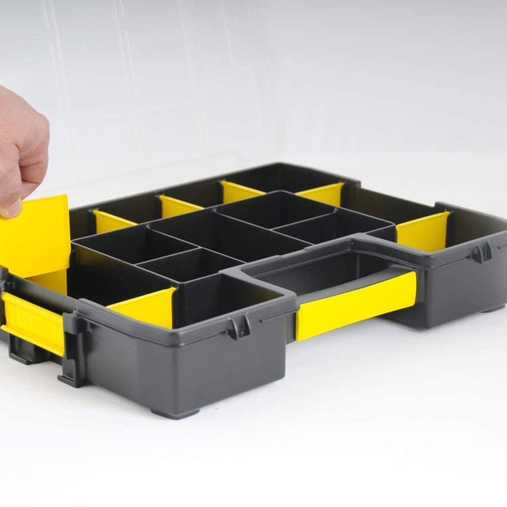 Органайзер професійний Sort Master Junior з переставними перегородками, розміри 375х65х292 мм STANLEY 1-97-483
