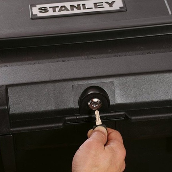 Ящик MOBILE JOB CHEST, розміри 962x591x578 мм, пластиковий з колесами STANLEY 1-93-278